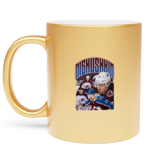 Discover Valeri Nichushkin Metallic Mugs Ice Hockey Canadian Professional Ice Hockey