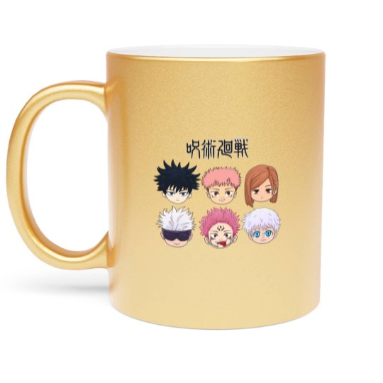 Discover Jujutsu Satoru Chibi Metallic Mugs