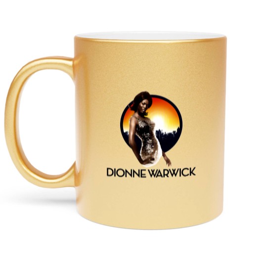 Discover Dionne warwick music Metallic Mugs