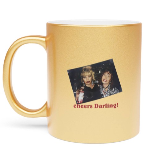 Discover Vintage 90s 1995 PATSY STONE joanna lumley Metallic Mugs