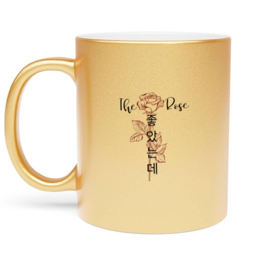Discover Vintage Retro The Rose Kpop Metallic Mugs, The Rose World Tour Metallic Mugs