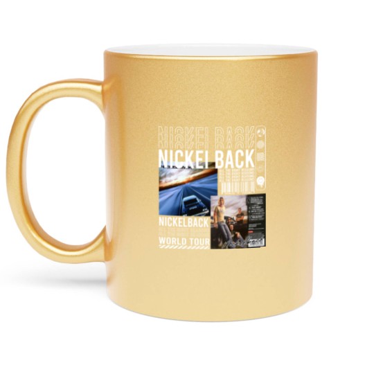 Discover Nickelback Music Metallic Mugs, Merch Vintage Get Rollin' Tour 2023 Metallic Mugs