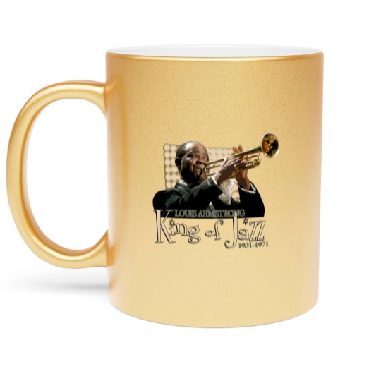 Discover Louis Armstrong, King of Jazz - Louis Armstrong - Metallic Mugs