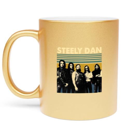 Discover Steely Dan Retro Vintage Metallic Mugs, Steely Dan Gift Metallic Mugs