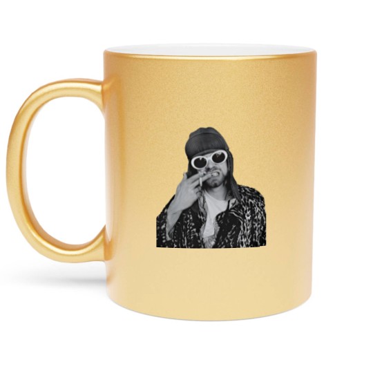 Discover Kurt Cobain Metallic Mugs,  Art Metallic Mugs, Kurt Cobain