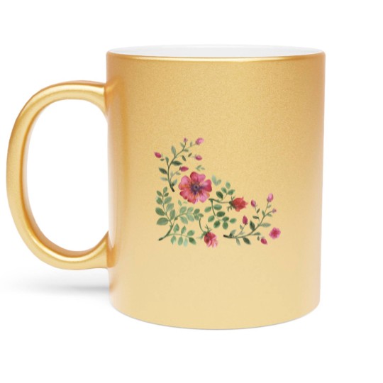 Discover Floral #030 - Floral - Metallic Mugs