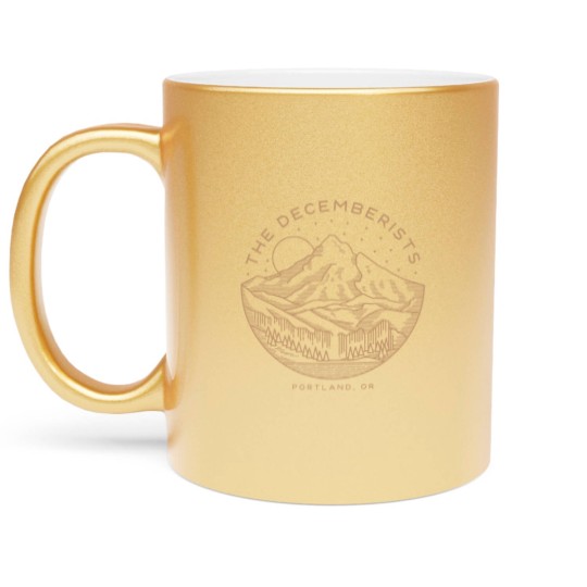 Discover The Decemberists Portland Logo Metallic Mugs