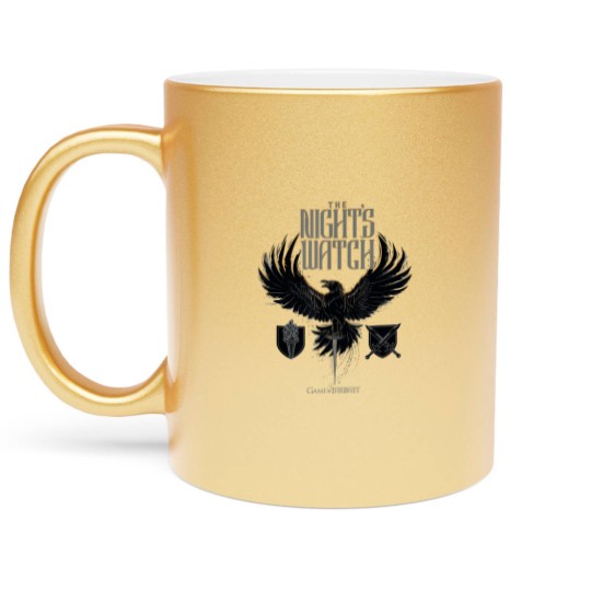 Discover Game Of Thrones The Nights Watch Black Metallic Mugs