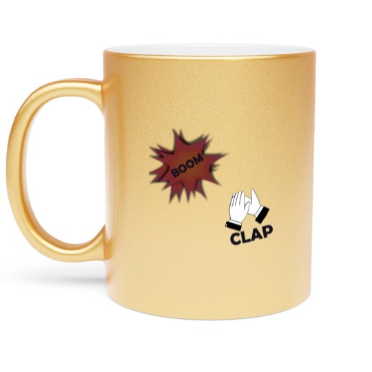 Discover Charli XCX Inspired designs Boom Clap Metallic Mugs