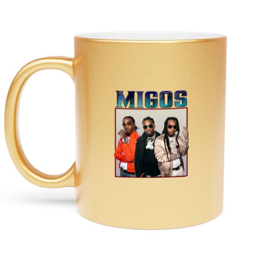 Discover Migos Vintage Raptee Metallic Mugs - Migos Metallic Mugs, Migos Tour, Takeoff Metallic Mugs, Music Metallic Mugs, Gift for Fan