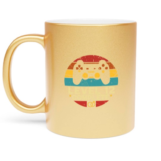 Discover 12Th Wedding Anniversary Level 12 Complete For Wif Metallic Mugs