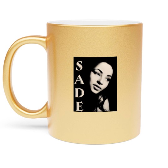 Discover Color Sade Adu Gift fans Metallic Mugs, Pop Music Sade Metallic Mugs, Sade music Album Metallic Mugs