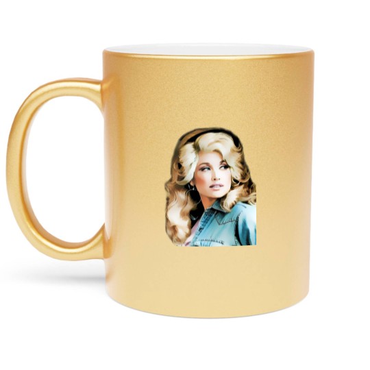 Discover Dolly Parton - Dolly Parton - Metallic Mugs