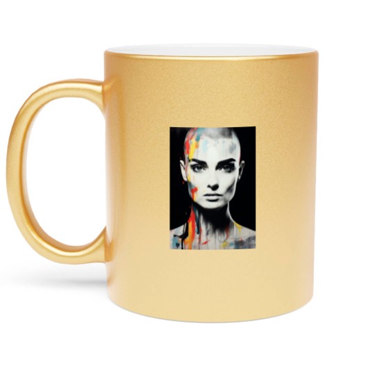 Discover Sinead O_Connor rip Sinead O_Connor 1966 Sinead O_Connor Metallic Mugs