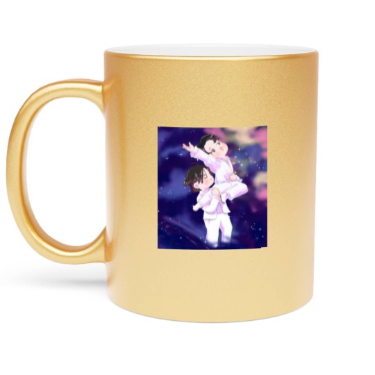Discover black swan jikook Metallic Mugs