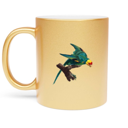 Discover Carolina parakeet Metallic Mugs