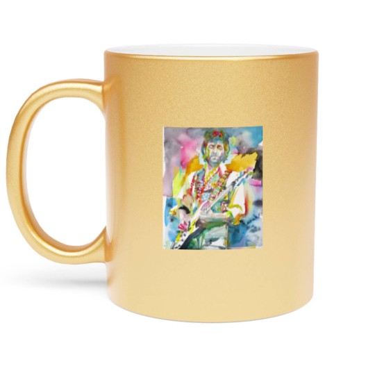 Discover ERIC CLAPTON watercolor portrait .2 - Eric Clapton - Metallic Mugs