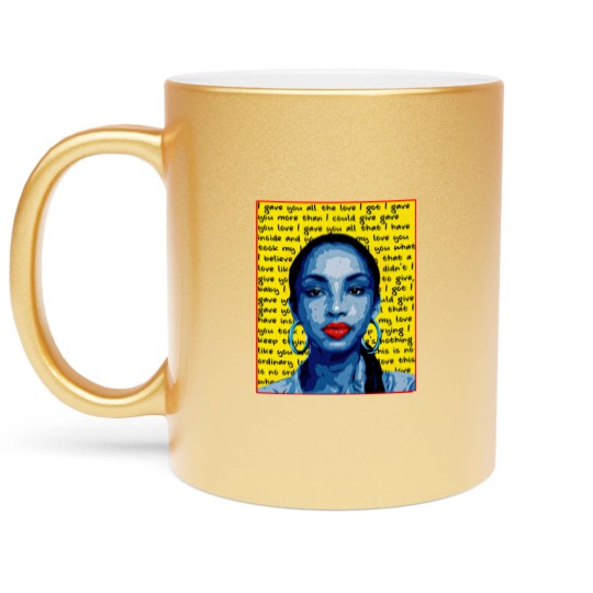 Discover Sade Unisex Heavy Cotton Metallic Mugs| Sade Metallic Mugs| No Ordinary Love