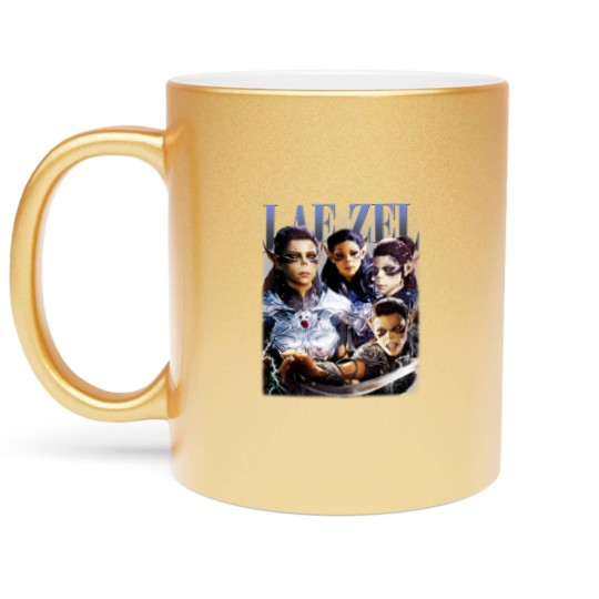 Discover Vintage 90s Style Lae'zel - Baldurs Gate 3 Gift For Fan Unisex Metallic Mugs S-5XL