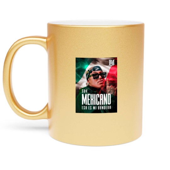Discover playera lefty sm mexican soy mexicano esa es mi bandera t Metallic Mugs