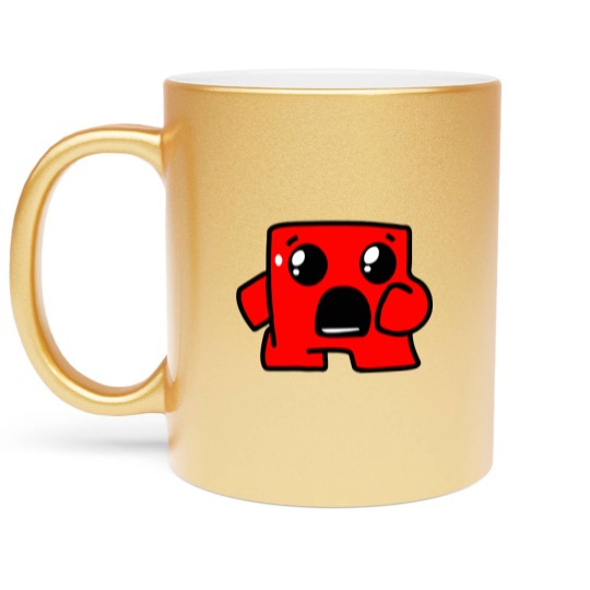 Discover Super Meat Boy Forever Metallic Mugs