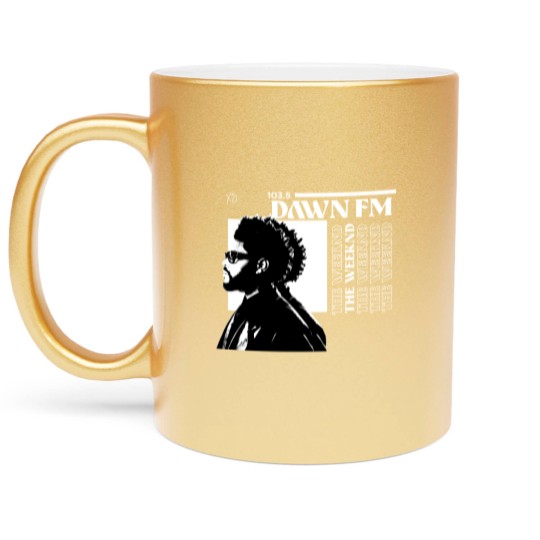 Discover Weeknds Metallic Mugs / Dawn Fm Custom Album Cover Metallic Mugs