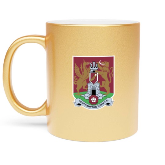 Discover northampton town football club logo Metallic Mugs