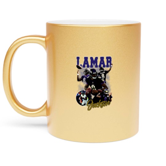 Discover Lamar Jackson Youth Metallic Mugs