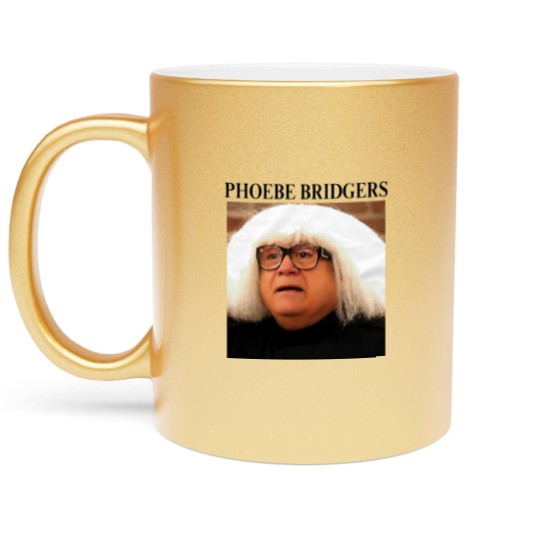 Discover Danny Devito Phoebe Bridgers Metallic Mugs, Pheobe Bridgers Danny Devito Metallic Mugs