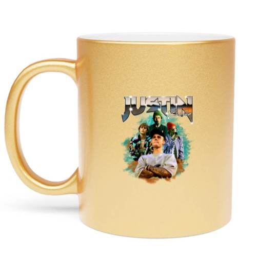 Discover Justin Bieber Metallic Mugs, Rapper 90s Vintage Bootleg Metallic Mugs