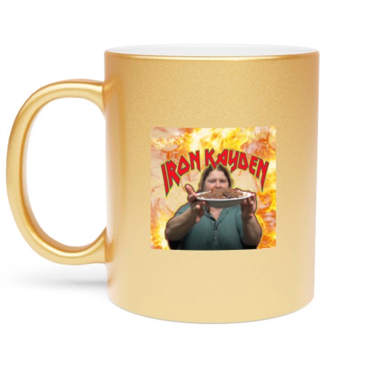 Discover Iron Kayden - Kay´s Cooking (Alphabet Soup) Metallic Mugs
