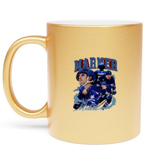 Discover Mitch Marner Metallic Mugs Graphic Sport Metallic Mugs Player  Bootleg Unisex Metallic Mugs