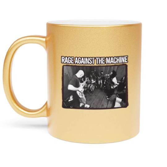 Discover Rage Against Metallic Mugs, Rage Against Learning, Rage Against 2022 Tour Metallic Mugs