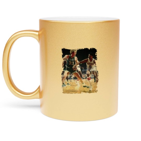 Discover GOAT vs Dr. J Metallic Mugs
