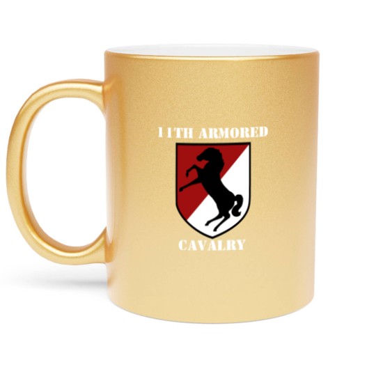 Discover 11th Armored Cavalry Regiment Metallic Mugs