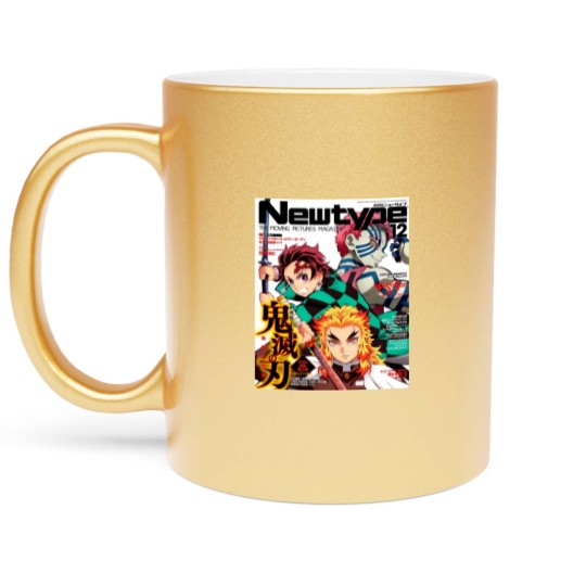 Discover Newtype Kimetsu Magazine Metallic Mugs