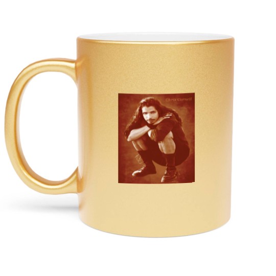 Discover Chris Cornell Tribute Chris Cornell Metallic Mugs