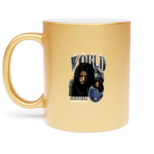 Discover Vintage J Cole Metallic Mugs, Jay Cole American Rapper Metallic Mugs, The off Season Album Metallic Mugs