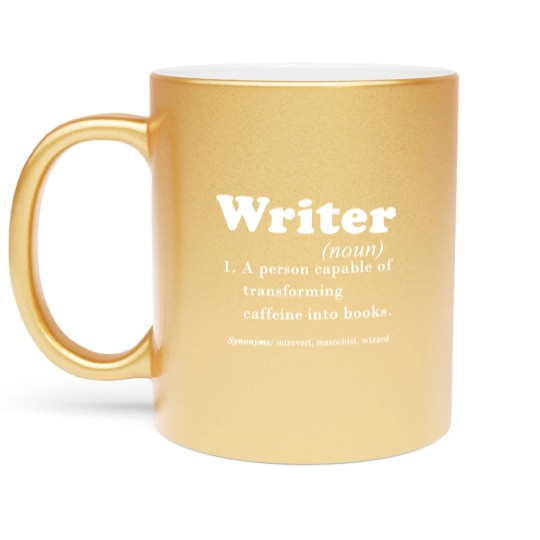 Discover Writer Metallic Mugs Metallic Mugs