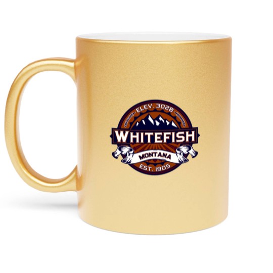 Discover Whitefish Vibrant Metallic Mugs