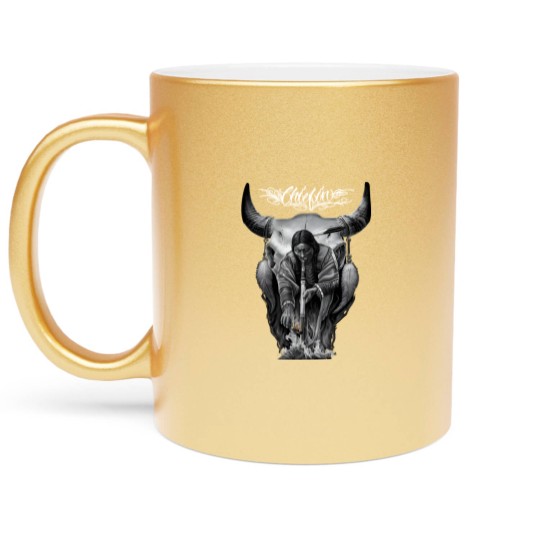 Discover david gonzales art chiefin Metallic Mugs
