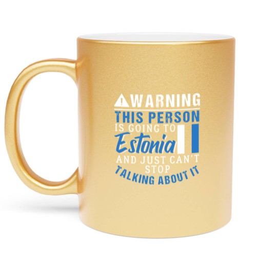 Discover Estonia Metallic Mugs