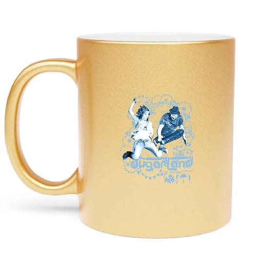 Discover Sugarland tour navy Metallic Mugs large Metallic Mugs