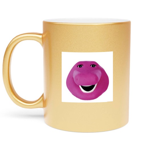 Discover Barney Face Metallic Mugs