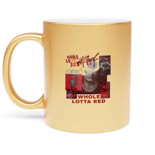 Discover Playboi Carti Whole Lotta Red Album 90s Rap Music Metallic Mugs
