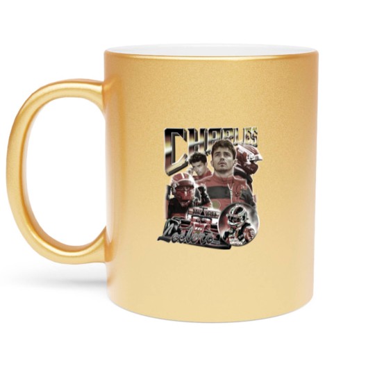 Discover Charles Leclerc 90s Vintage, Charles Leclerc Bootleg Metallic Mugs, Charles Leclerc Metallic Mugs