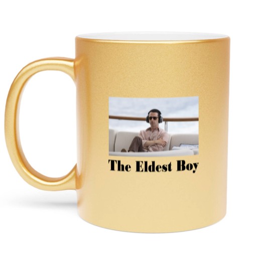 Discover Kendall Roy The Eldest Boy Metallic Mugs, The Eldest Boy Metallic Mugs, Kendall Roy - Succession Metallic Mugs