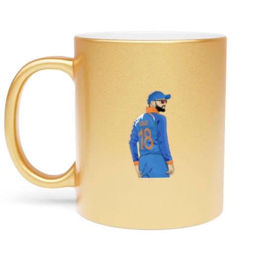 Discover Virat Kohli - Virat Kohlicricketindia1 Inch Beard1 Mo - Metallic Mugs