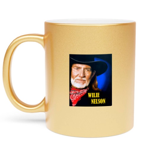 Discover vintage 90s W.ILLIE N.ELSON Metallic Mugs