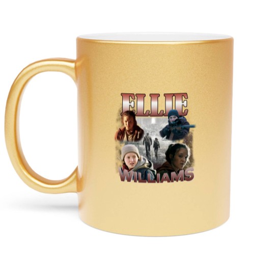 Discover Ellie Williams Metallic Mugs, Bella Ramsey TLOU Metallic Mugs, Joel and Ellie TLOU Metallic Mugs, Narco Pedro Pascal Fans